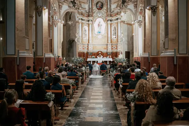 boda dominio vega requena iglesia Maria Angel ceremonia