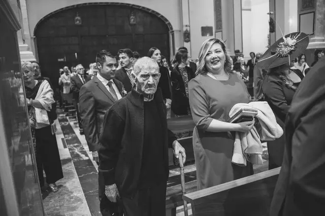 boda dominio vega requena iglesia Maria Angel BW ceremonia