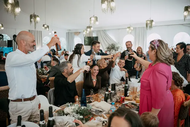 boda dominio vega requena iglesia Maria Angel banquete