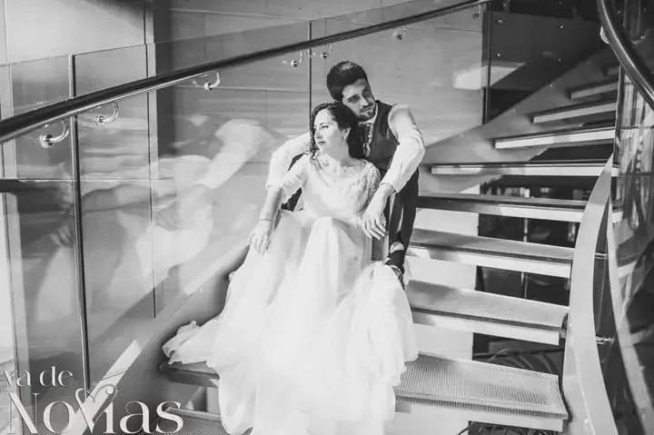 boda hotel las arena angela sergio BW portada sesion pareja