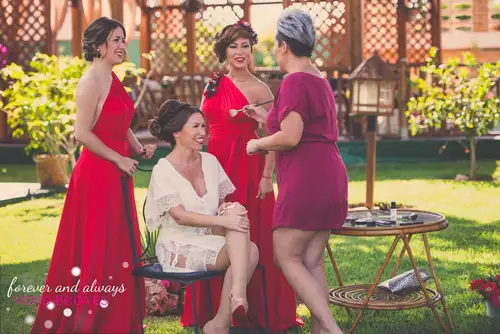 fotografía boda casa novios