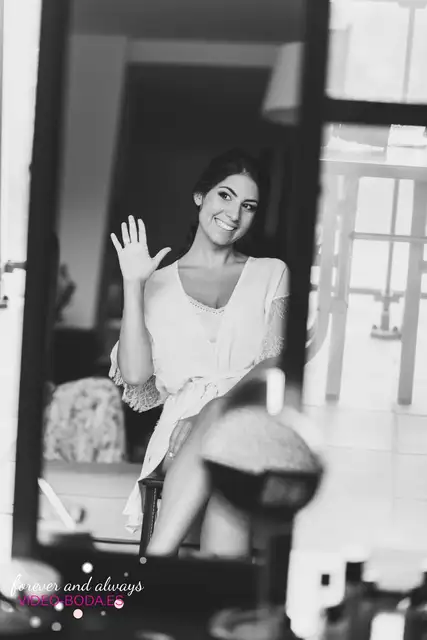 boda masia del carmen Laura Julian BW preparativos
