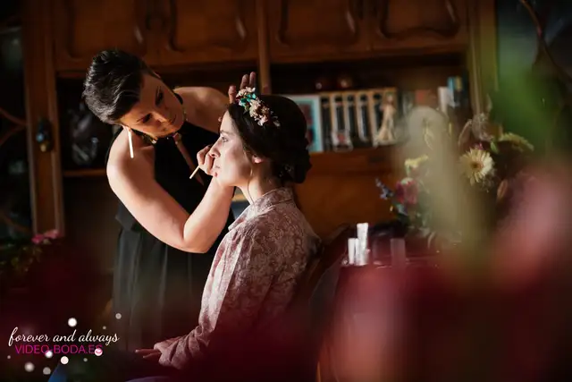 maquillaje de la novia
