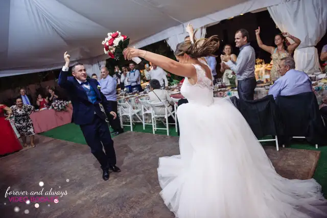 fotografías cena boda mas del olmo