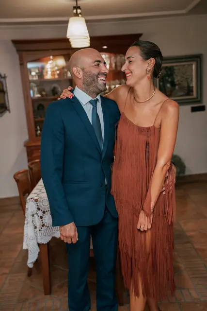 Boda de Ángela y Fernando en Bodegas Emilio Clemente preparativos