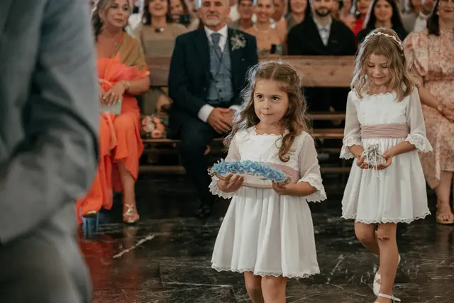 Boda de Ángela y Fernando en Bodegas Emilio Clemente ceremonia