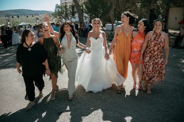 Boda de Ángela y Fernando en Bodegas Emilio Clemente coctel