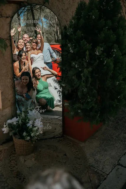 Boda de Ángela y Fernando en Bodegas Emilio Clemente coctel portada