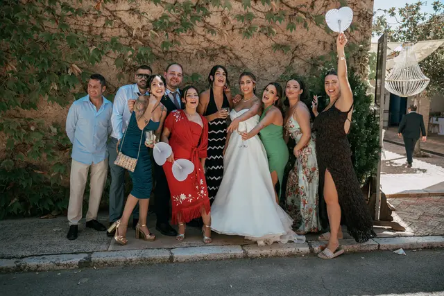 Boda de Ángela y Fernando en Bodegas Emilio Clemente coctel