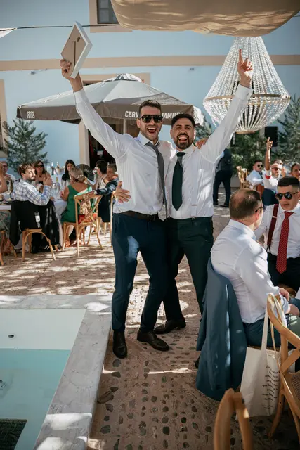 Boda de Ángela y Fernando en Bodegas Emilio Clemente emotivas