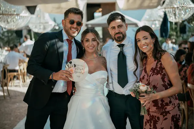 Boda de Ángela y Fernando en Bodegas Emilio Clemente emotivas