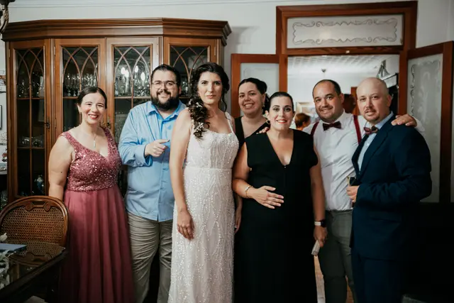 Boda de Anna y Daniel en Jardines La Cartuja preparativos
