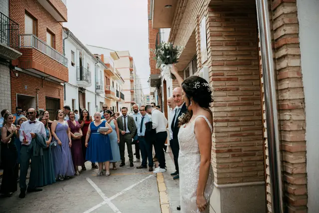 Boda de Anna y Daniel en Jardines La Cartuja Salida / Entrada