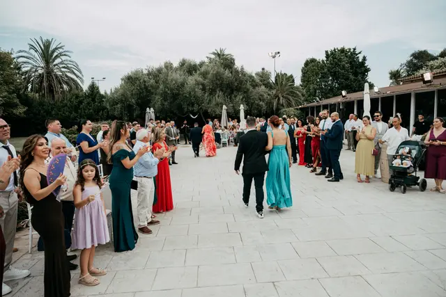 Boda de Anna y Daniel en Jardines La Cartuja ceremonia