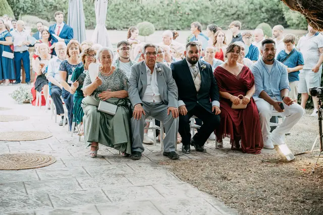Boda de Anna y Daniel en Jardines La Cartuja ceremonia