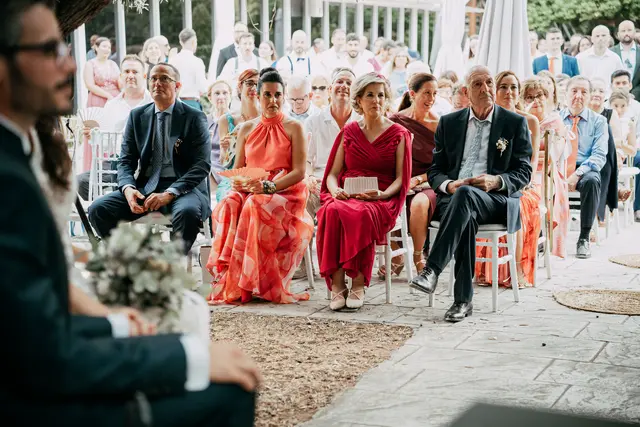 Boda de Anna y Daniel en Jardines La Cartuja ceremonia