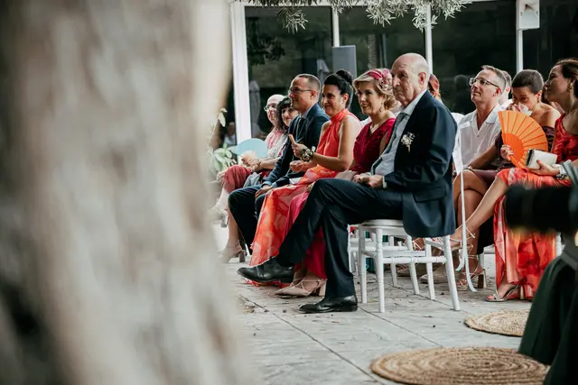 Boda de Anna y Daniel en Jardines La Cartuja ceremonia