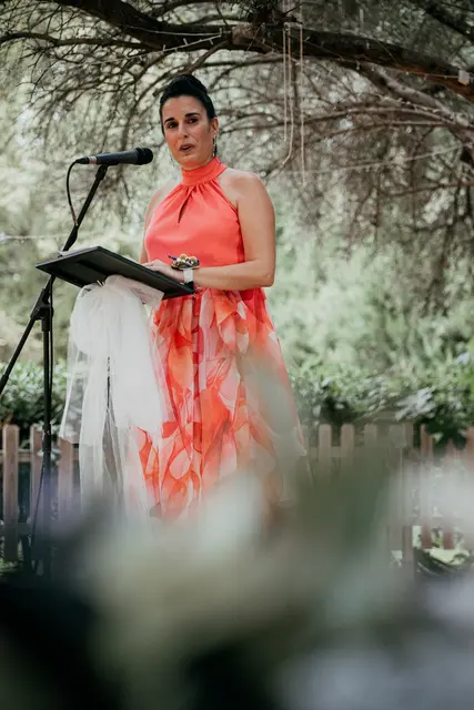 Boda de Anna y Daniel en Jardines La Cartuja ceremonia