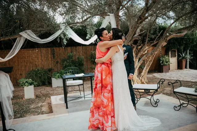 Boda de Anna y Daniel en Jardines La Cartuja ceremonia