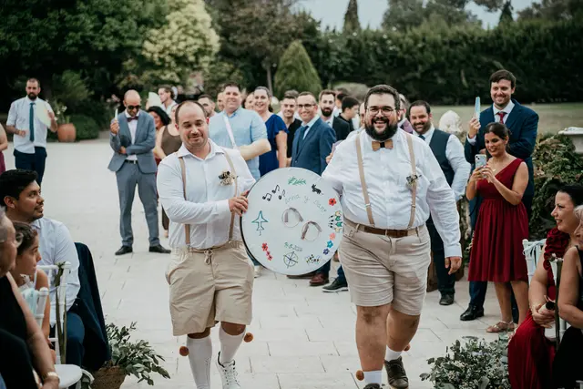 Boda de Anna y Daniel en Jardines La Cartuja ceremonia
