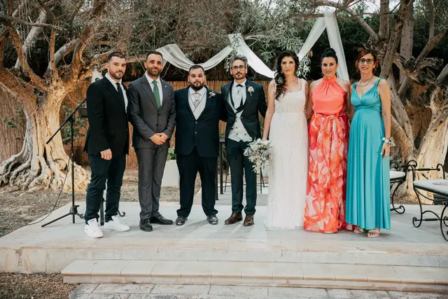 Boda de Anna y Daniel en Jardines La Cartuja ceremonia
