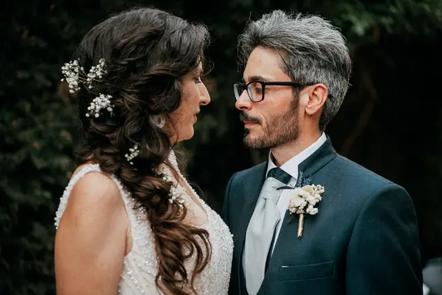 Boda de Anna y Daniel en Jardines La Cartuja sesion pareja