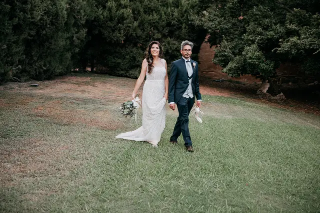 Boda de Anna y Daniel en Jardines La Cartuja sesion pareja