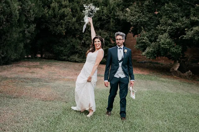 Boda de Anna y Daniel en Jardines La Cartuja portada sesion pareja