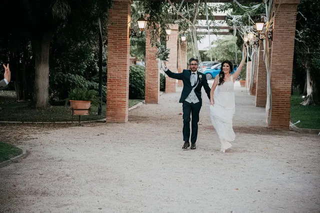 Boda de Anna y Daniel en Jardines La Cartuja coctel portada