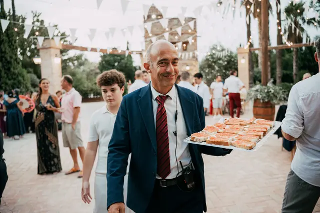 Boda de Anna y Daniel en Jardines La Cartuja coctel