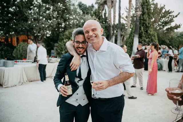 Boda de Anna y Daniel en Jardines La Cartuja coctel