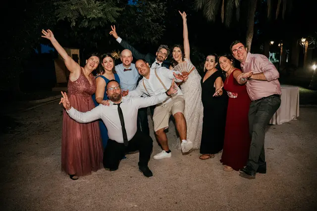Boda de Anna y Daniel en Jardines La Cartuja coctel