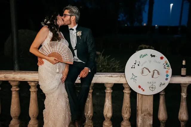 Boda de Anna y Daniel en Jardines La Cartuja sesion pareja