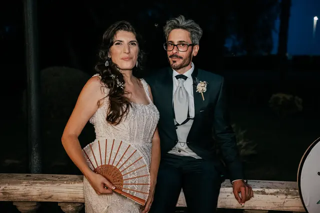 Boda de Anna y Daniel en Jardines La Cartuja sesion pareja