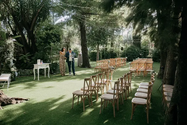 Boda de Alba y Jorge en Villa Delia detalles