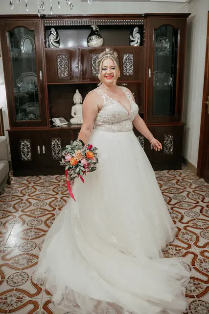 Boda de Alba y Jorge en Villa Delia preparativos