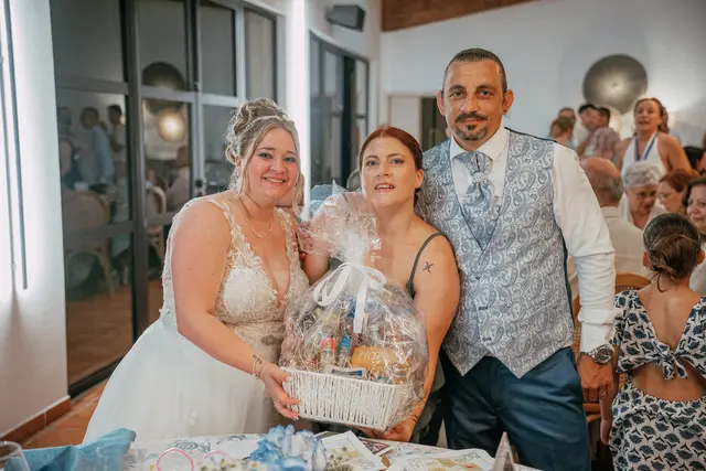 Boda de Alba y Jorge en Villa Delia banquete