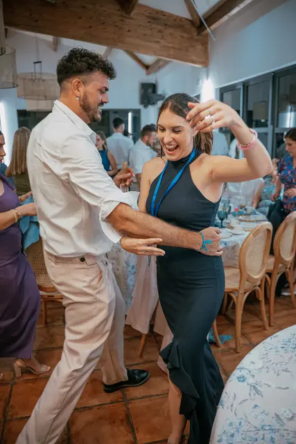 Boda de Alba y Jorge en Villa Delia banquete