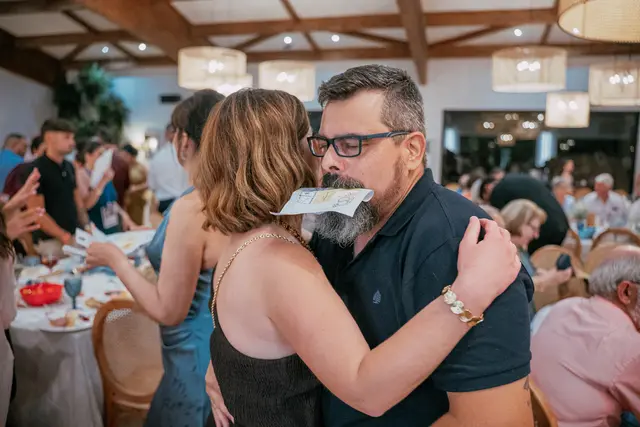Boda de Alba y Jorge en Villa Delia banquete