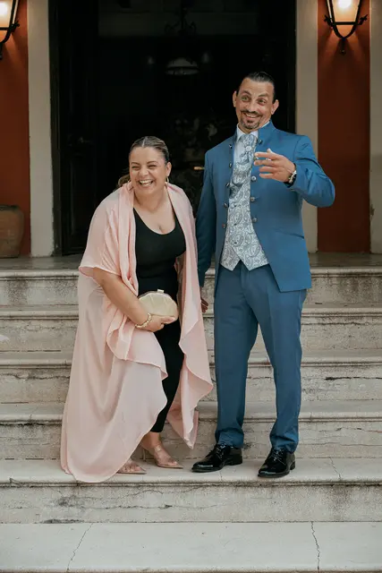 Boda de Alba y Jorge en Villa Delia preparativos