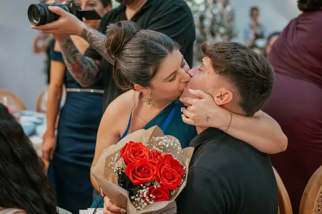 Boda de Alba y Jorge en Villa Delia banquete