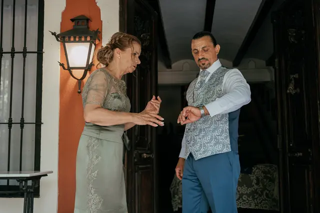 Boda de Alba y Jorge en Villa Delia preparativos