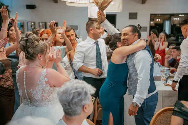 Boda de Alba y Jorge en Villa Delia banquete