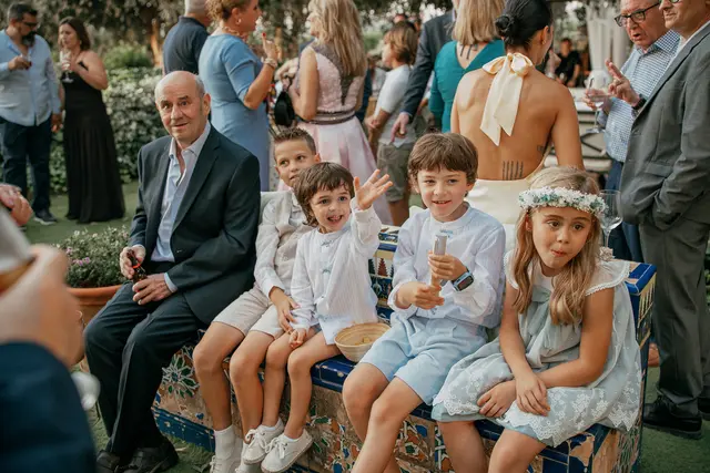 Boda de Alba y Jorge en Villa Delia coctel