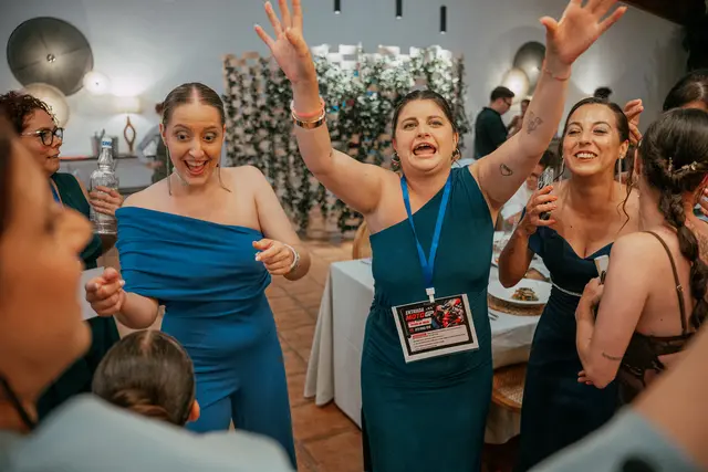 Boda de Alba y Jorge en Villa Delia banquete