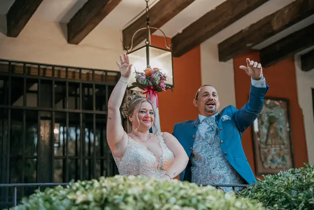 Boda de Alba y Jorge en Villa Delia banquete coctel