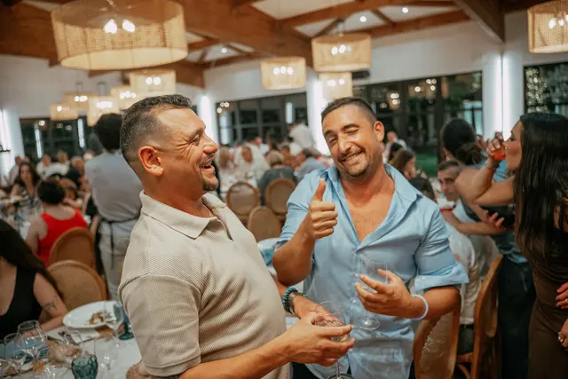 Boda de Alba y Jorge en Villa Delia banquete