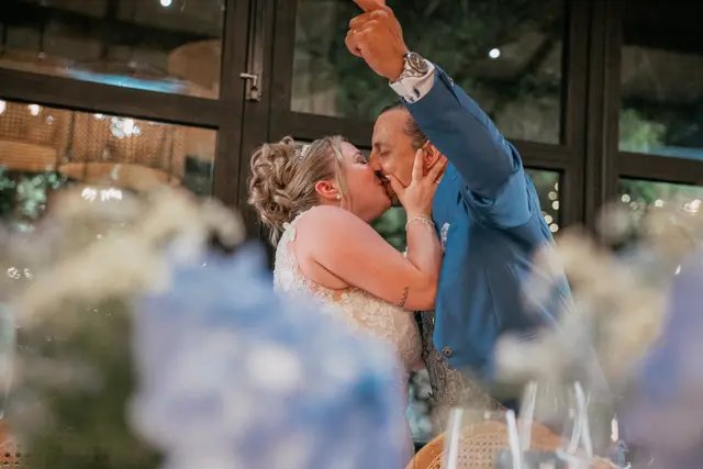 Boda de Alba y Jorge en Villa Delia banquete