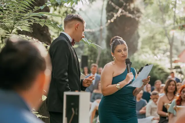 Boda de Alba y Jorge en Villa Delia ceremonia