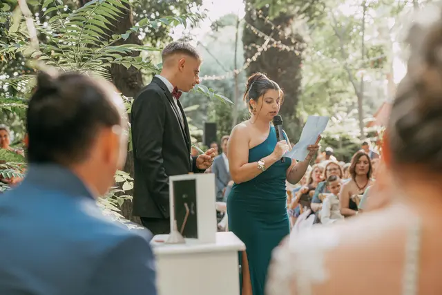 Boda de Alba y Jorge en Villa Delia ceremonia